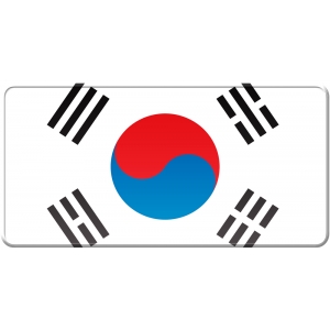 Placa steag Korea de Sud
