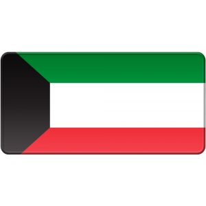 Placa steag Kuweit
