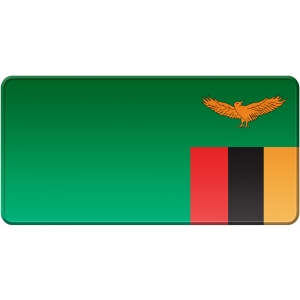 Placa steag Zambia