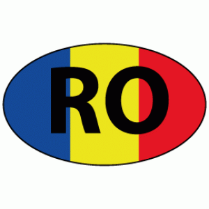 Sticker RO cu fundal RO