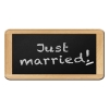 Placa format SUA Just Married