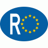 Sticker auto RO stele