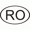 Sticker auto cu RO