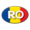 Sticker oval RO